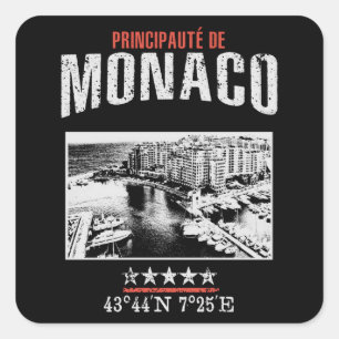Sticker Carré Monaco