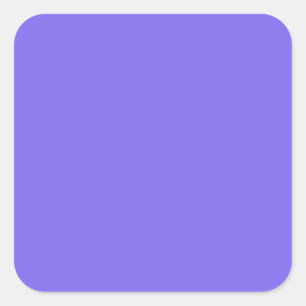 Sticker Carré Monochromatique classique bleu ardoise moyen