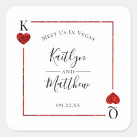 Monogramme Jeu Carte Mariage Enregistrer La Date