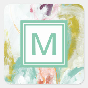 Sticker Carré Monogramme   Scattershot II