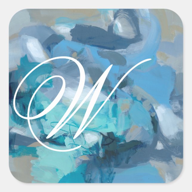 Sticker Carré Monogramme | Tangé (Devant)