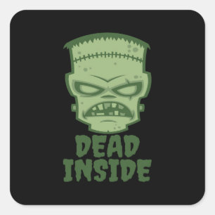 Sticker Carré Monstre de Dead Inside