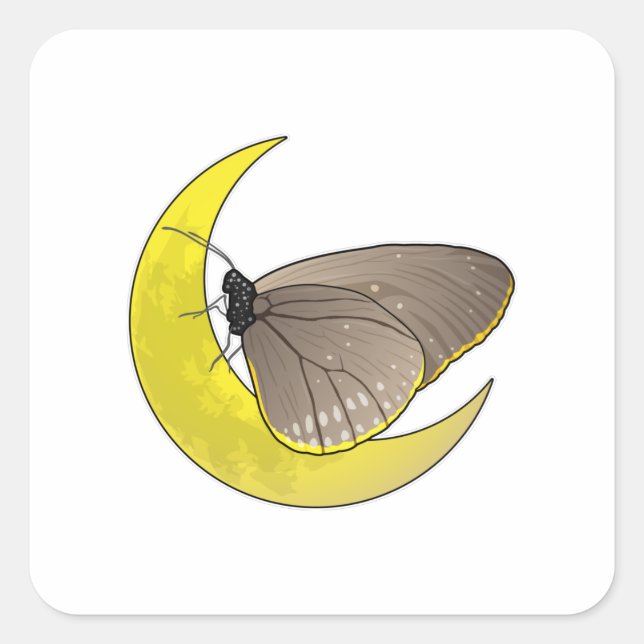 Sticker Carré Mont Butterfly (Devant)