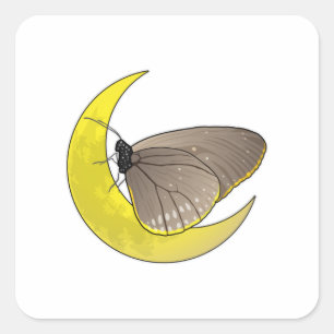 Sticker Carré Mont Butterfly