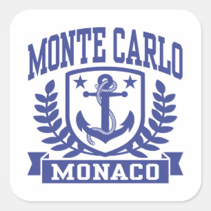 Sticker Carré Monte Carlo Monaco