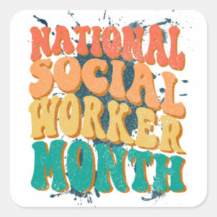 Sticker Carré Month