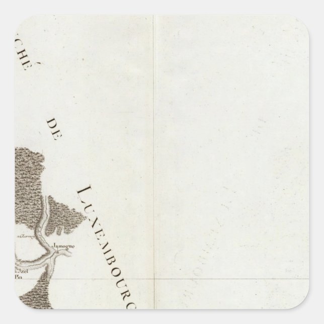 Sticker Carré Montmedy, Longwy, Bouillon (Devant)