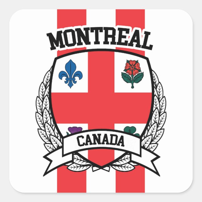 Sticker Carré Montréal (Devant)