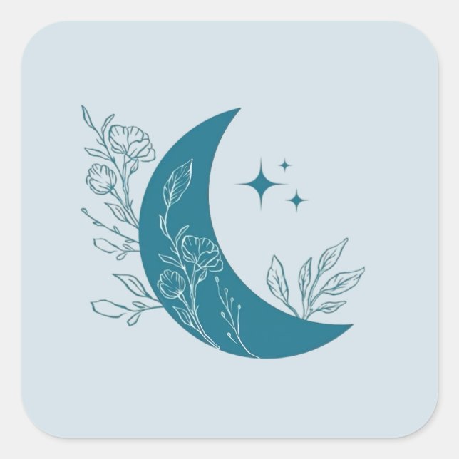 Sticker Carré Moon (Devant)