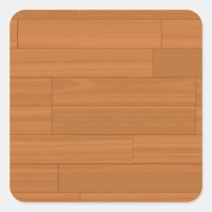 Sticker Carré Motif en bois de plancher de parquet