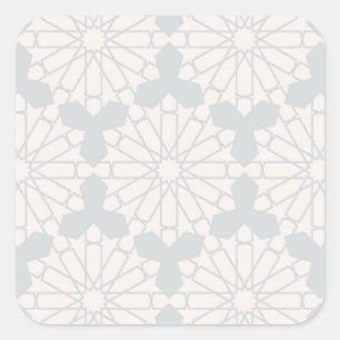 Sticker Carré Motif géométrique islamique