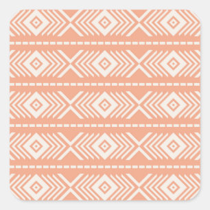 Sticker Carré Motif tribal