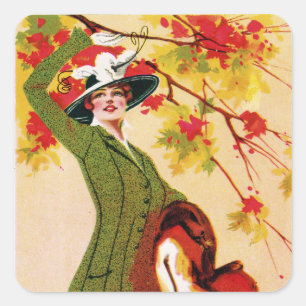 Sticker Carré Motifs économiques