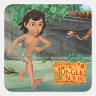 Sticker Carré Mowgli 3