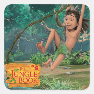 Sticker Carré Mowgli 5