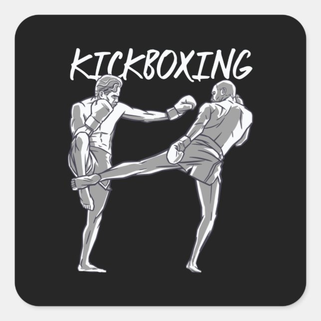 Sticker Carré Muay Thai (Devant)