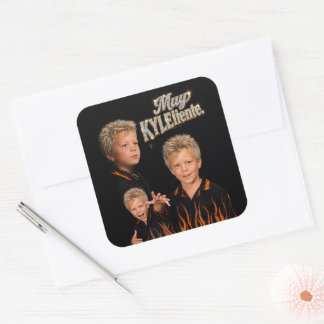 Sticker Carré Muy Kyleiente Protège-Canne