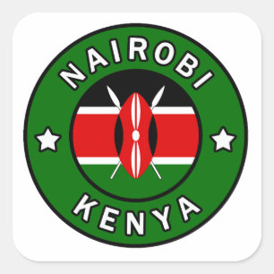 Sticker Carré Nairobi Kenya