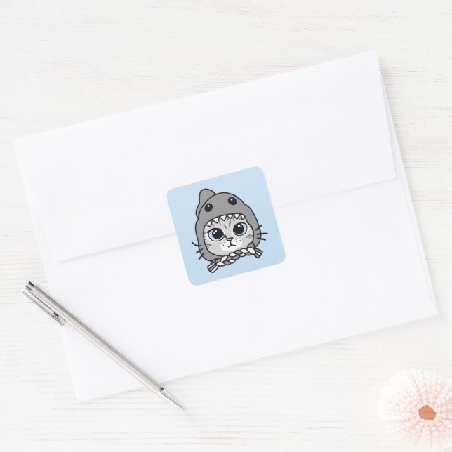 Sticker Carré Nala Shark (Enveloppe)