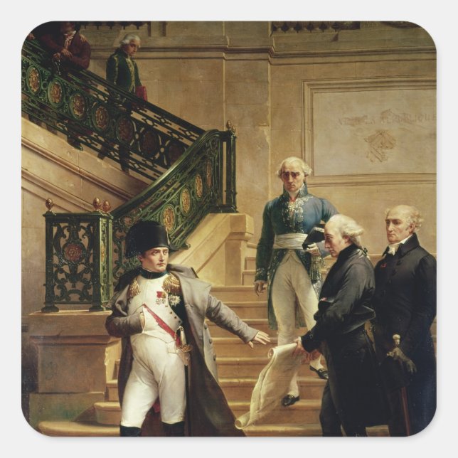 Sticker Carré Napoléon I au Palais Royal (Devant)