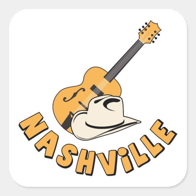 Sticker Carré Nashville (Devant)