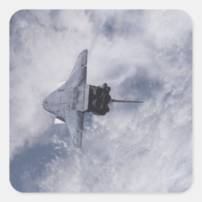 Sticker Carré Navette spatiale Endeavor 21 (Devant)