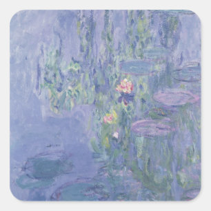 Sticker Carré Nénuphars de Claude Monet  