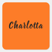 Neon Sunset Orange Solide Couleur Personnalisée