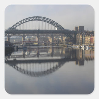 Sticker Carré Newcastle Quayside & the Tyne Bridge