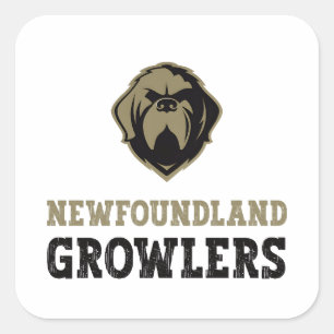 Sticker Carré Newfoundland Growlers - The Newfoundland Growler