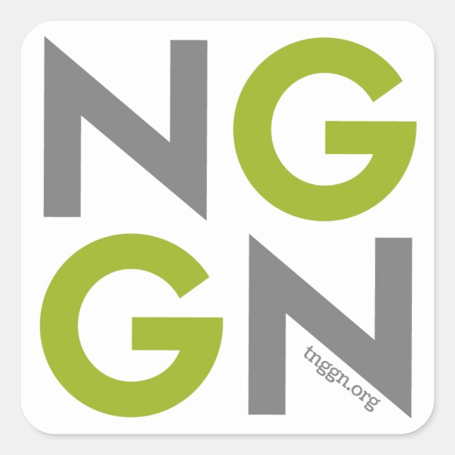 Sticker Carré NextGen Genealogy Network 3"x3" (Devant)