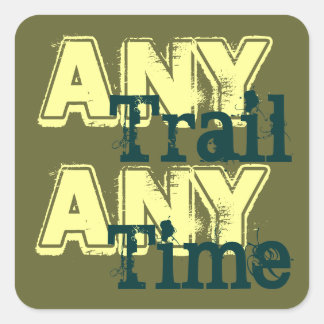 Sticker Carré n'importe quelle trace