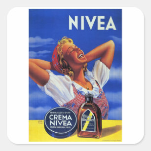 Sticker Carré Nivea - Crema