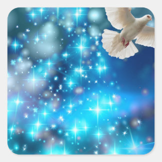 Sticker Carré Noël