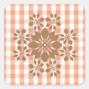 Sticker Carré Noël