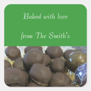 Sticker Carré Noël