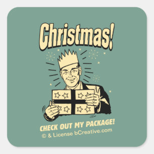 Sticker Carré Noël : Découvrez mon forfait