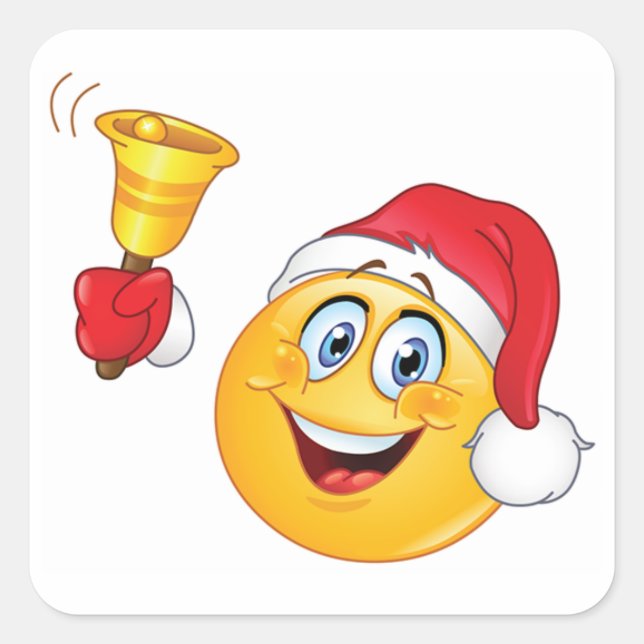 STICKER CARRÉ **NOËL EMOJI** LES BÂTIMENTS DISENT "JOYEZ NOËL (Devant)