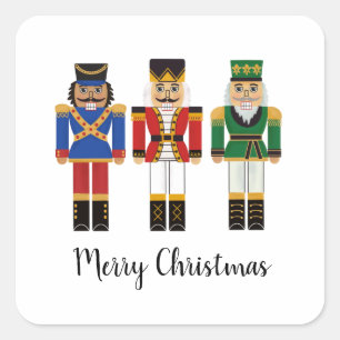 Sticker Carré Noël Nutcracker