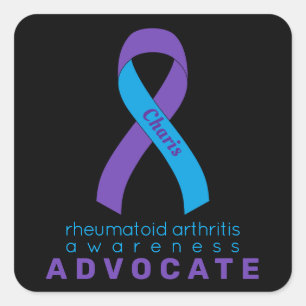 Sticker Carré noir pour avocat contre l'arthrite r