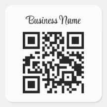 Nom Commercial Code Qr Minimaliste