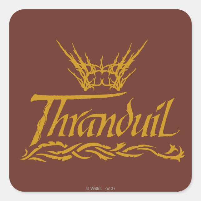 Sticker Carré Nom du thranduil (Devant)