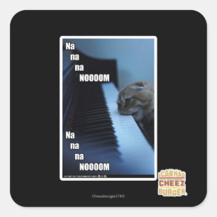 Sticker Carré Nooom de Na de Na de Na