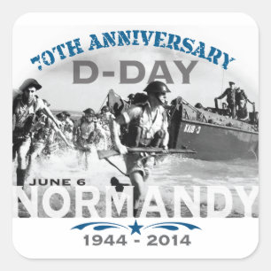 Sticker Carré Normandie 70e anniversaire du jour J