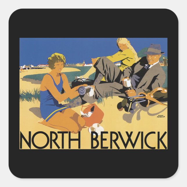 Sticker Carré North Berwick (Devant)