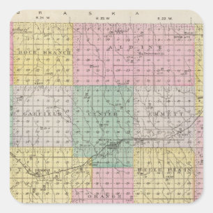 Sticker Carré Norton County, Kansas