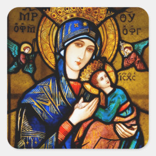 Sticker Carré notre dame d'aide perpétuelle