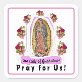 Sticker Carré Notre-Dame de Guadalupe