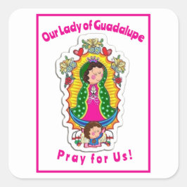 Sticker Carré Notre-Dame de Guadalupe