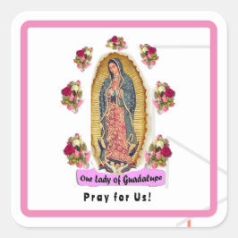 Sticker Carré Notre-Dame de Guadalupe